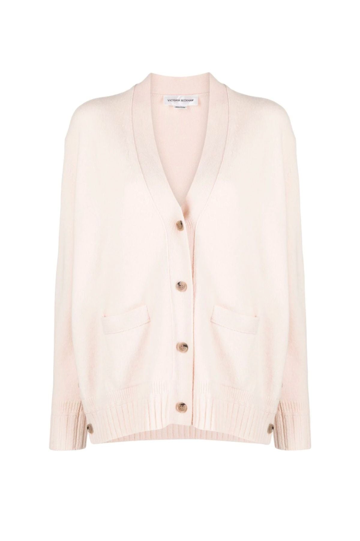 Victoria Beckham Double Layer Cardigan - Ivory
