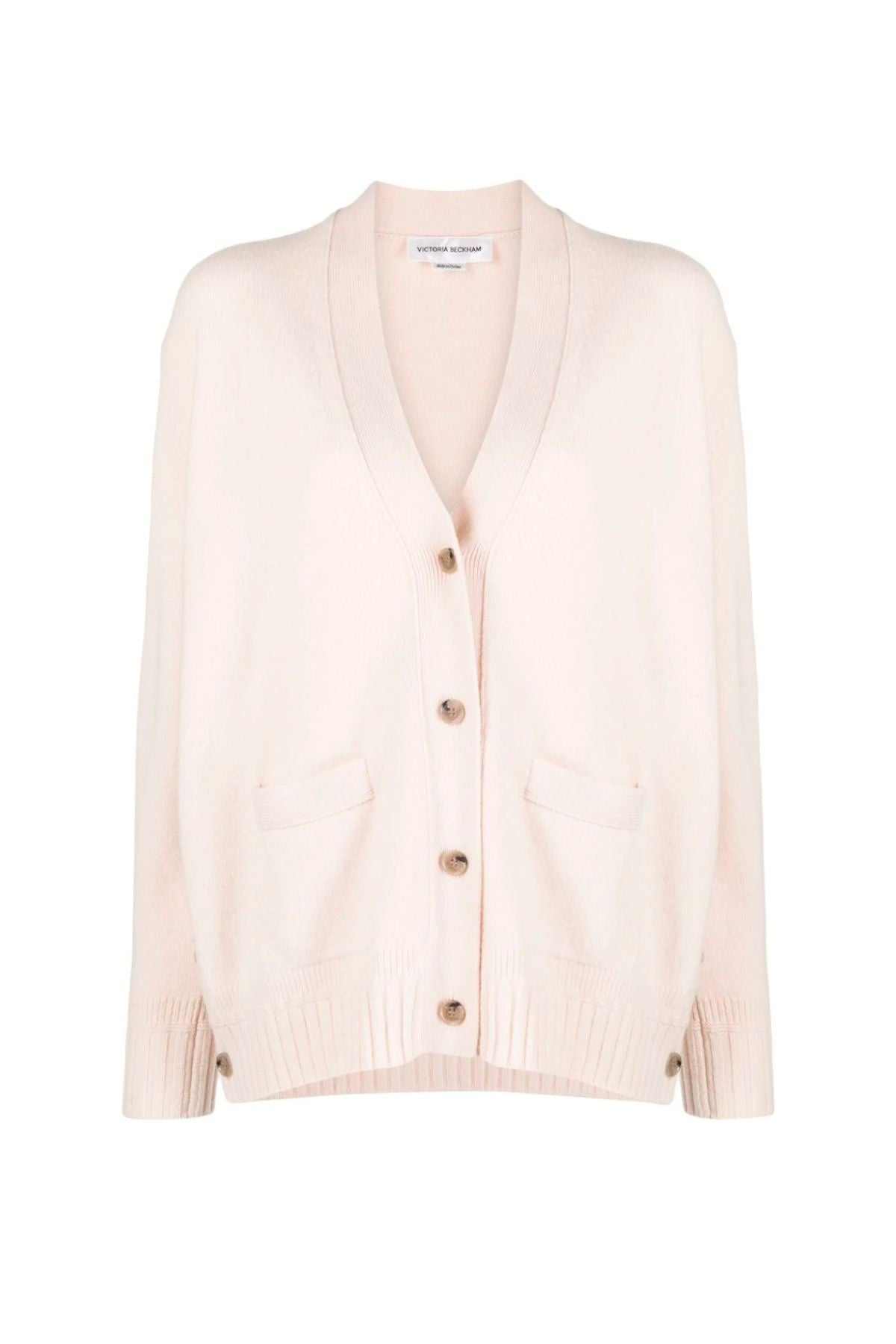 Victoria Beckham Double Layer Cardigan - Ivory