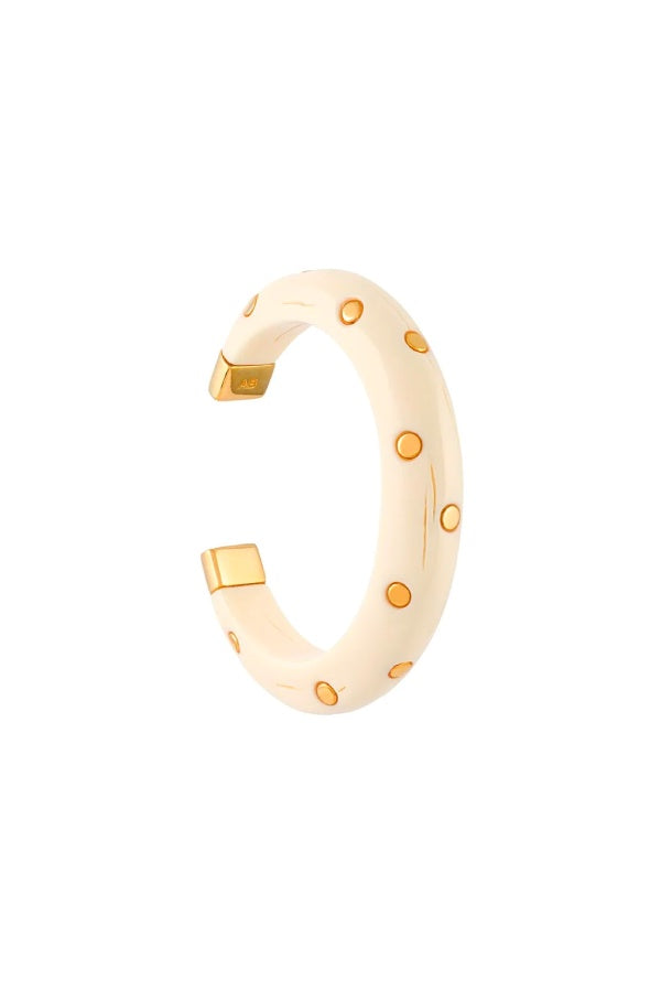 Aurelie Bidermann Caftan Bracelet - Ivory/ Gold CAFBR02MG (1456616800309)