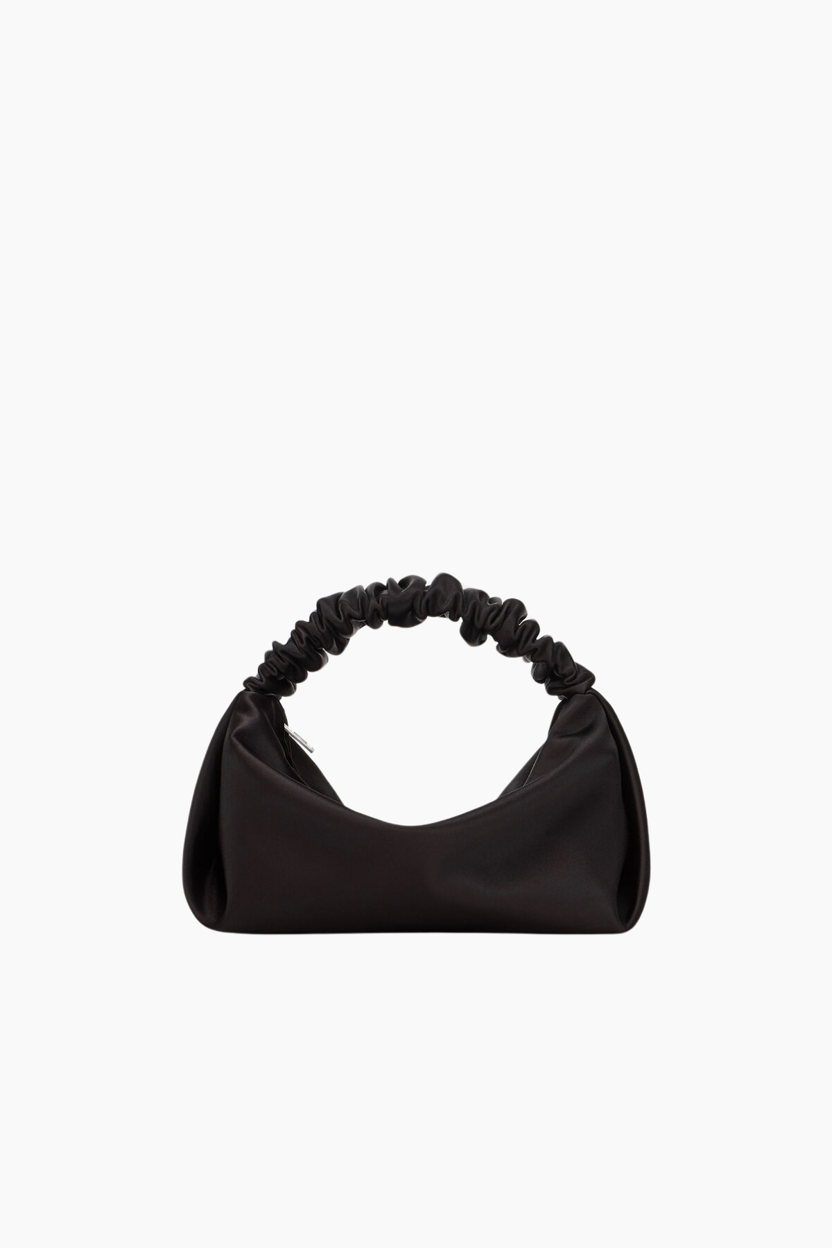 Alexander Wang Satin Scrunchie Mini Bag - Black
