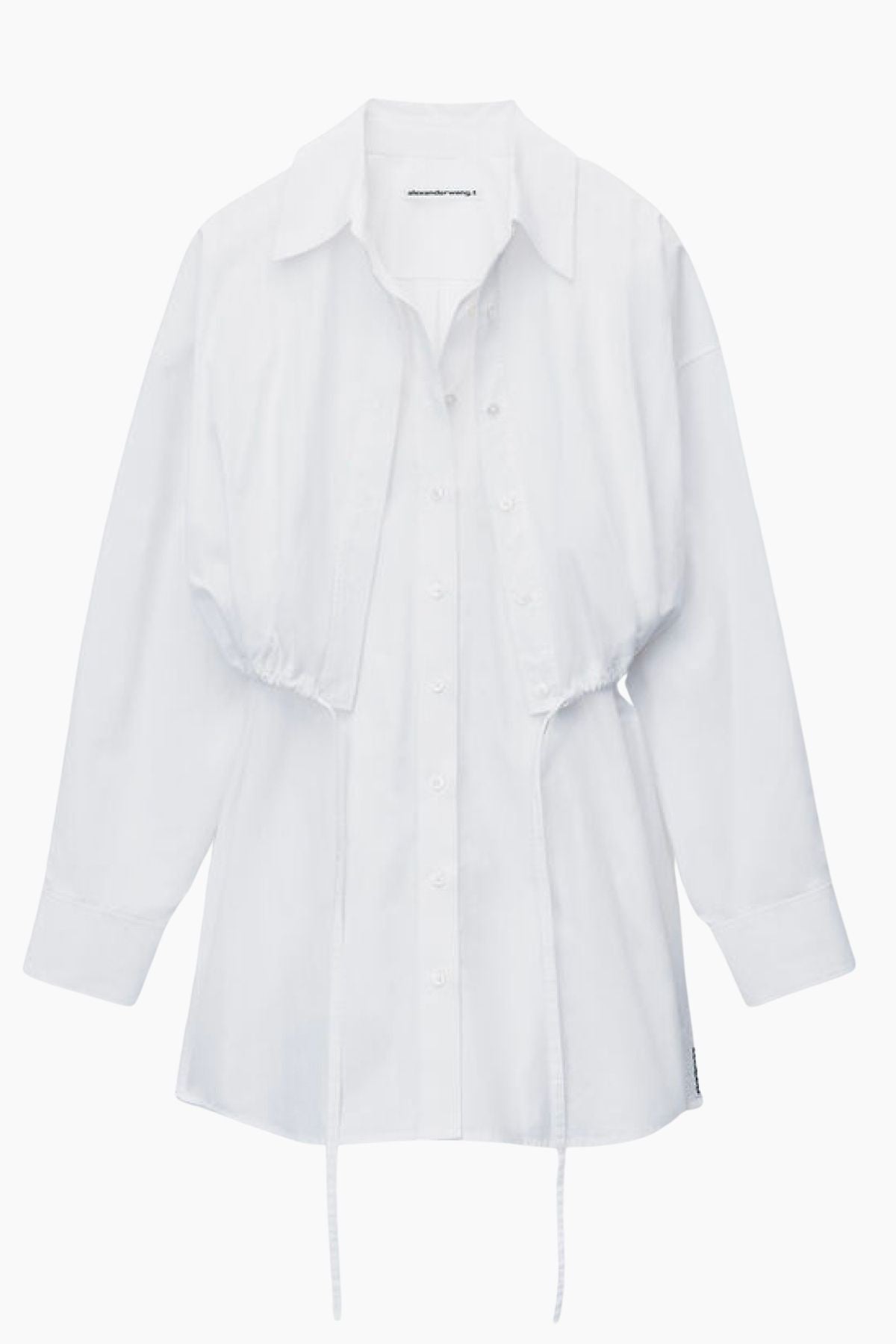 alexanderwang.t Double Layered Shirt Dress - White
