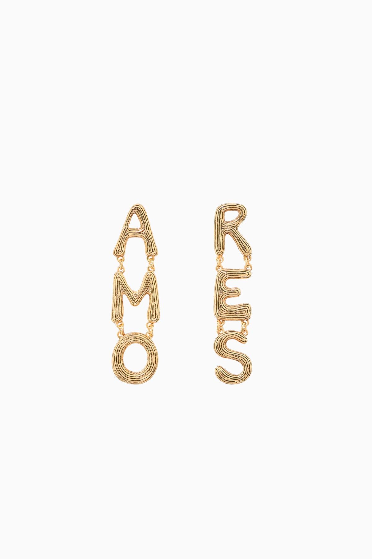 Aurelie Biderman Amaite Amores Earrings - Gold