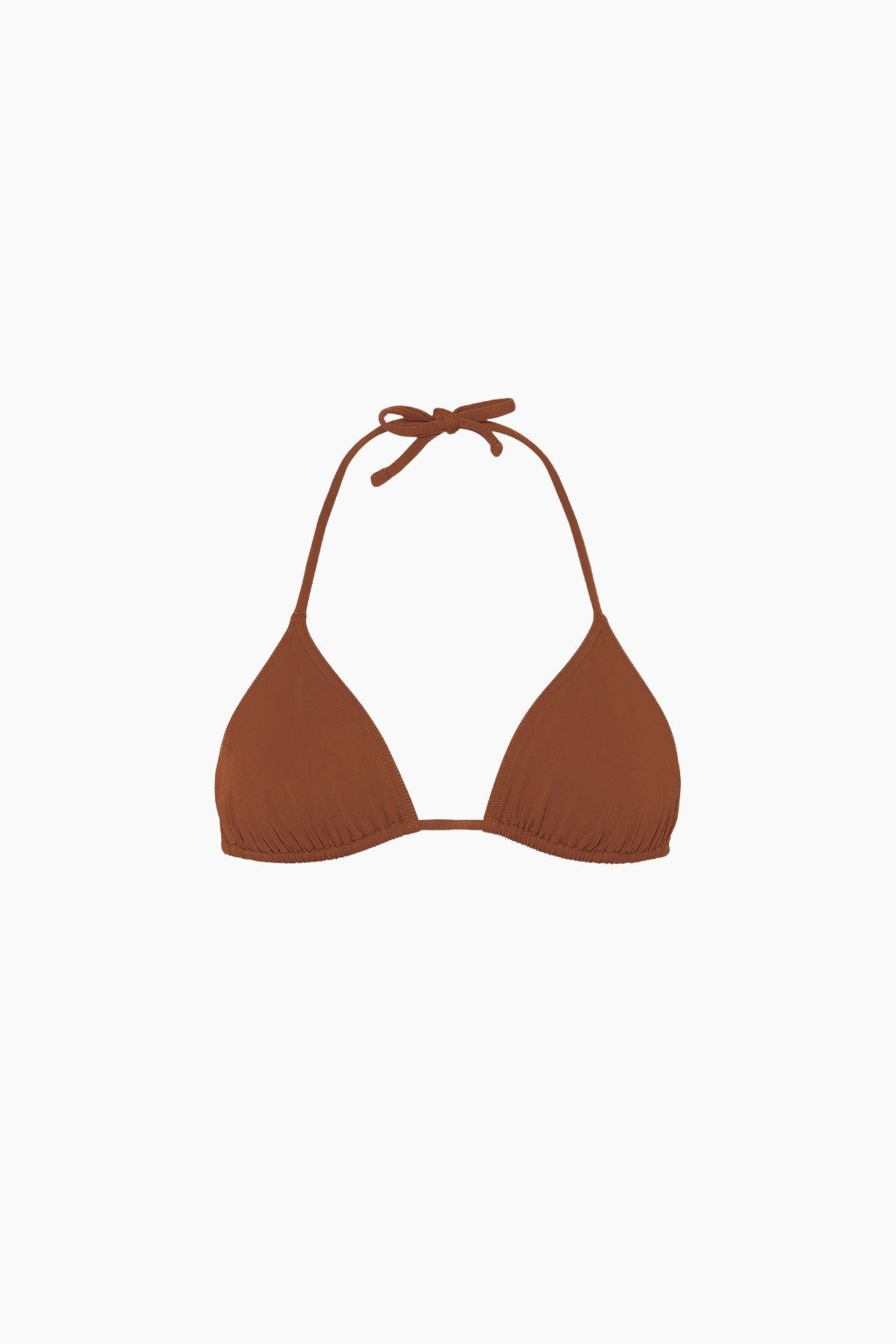 Eres Mouna Triangle Bikini Top - Caramelo