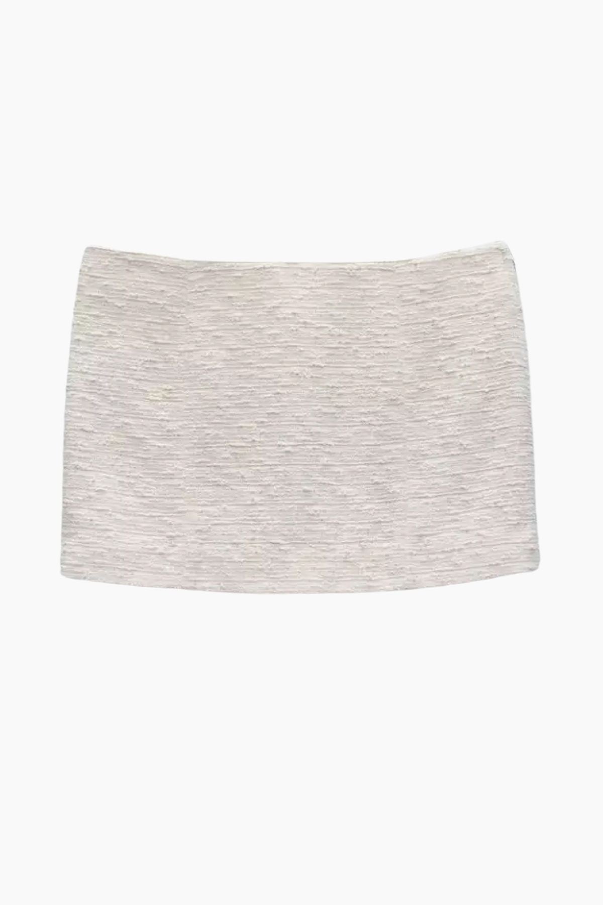 Rag & Bone Emerson Italian Tweed Skirt - Ivory