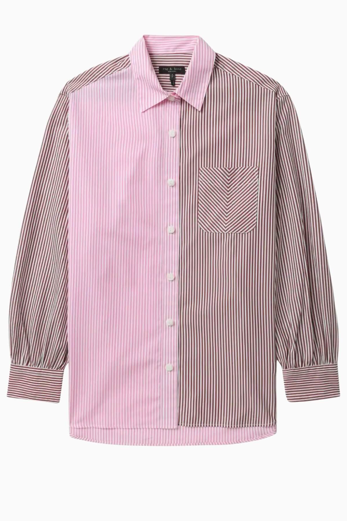 Rag & Bone Maxine Shirt - Pink Multi