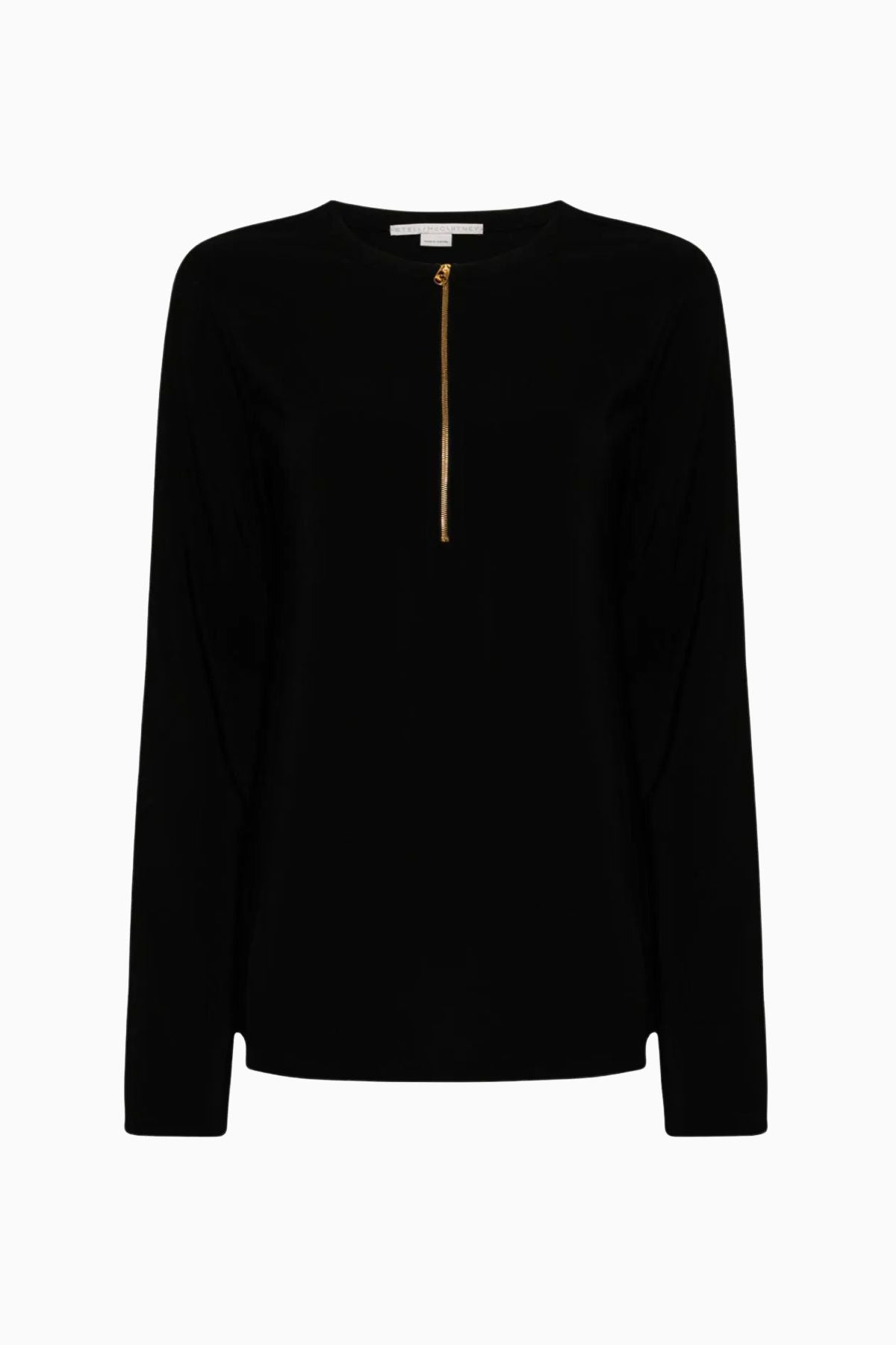 Stella McCartney Iconic Half Zip Jumper - Black