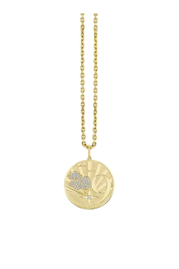 Sydney Evan Diamond Cloud 9 Necklace Yellow Gold (4958995906695)